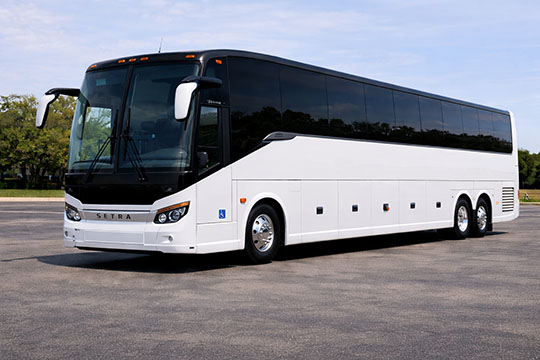 56-passenger charter bus available for charter in Honolulu, HI
